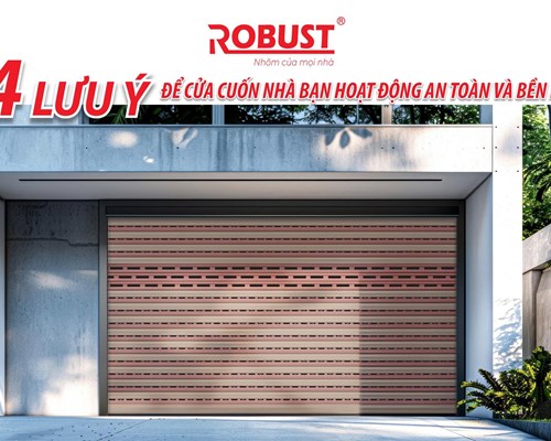 4 LƯU Ý QUAN TRỌNG GIÚP CỬA CUỐN HOẠT ĐỘNG AN TOÀN, BỀN BỈ 