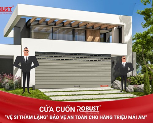 Cửa cuốn Robust – Giải pháp an toàn và bền vững cho mọi công trình