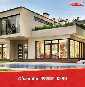 Cửa sổ 4 cánh mở trượt XF93S - Cửa sổ mở trượt Robust